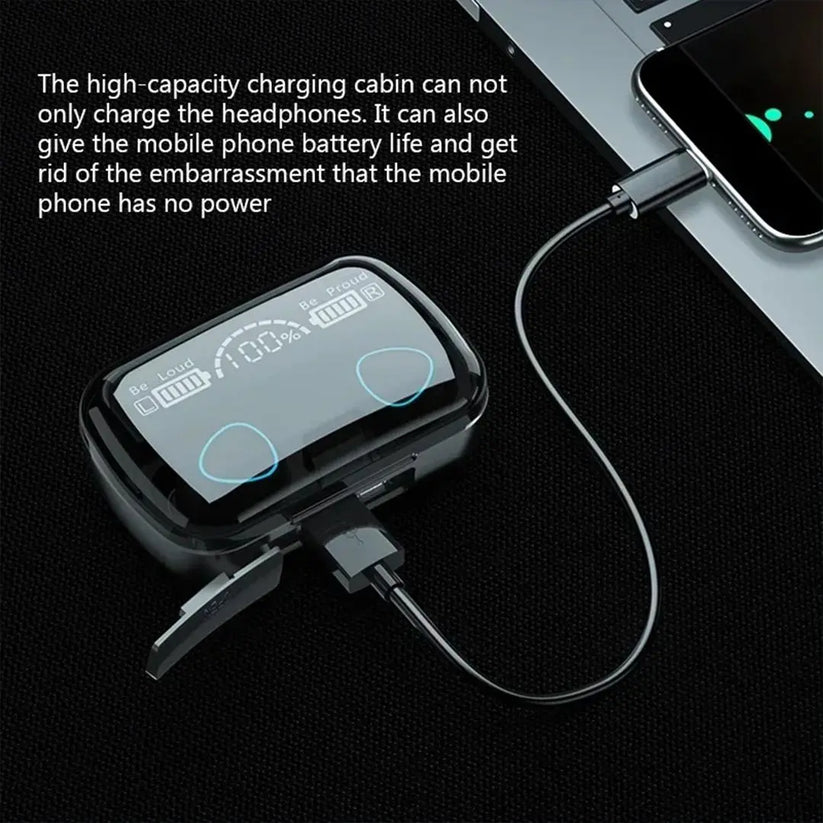 M10 TWS Wireless Earbuds with Touch Control - Free Delivery
