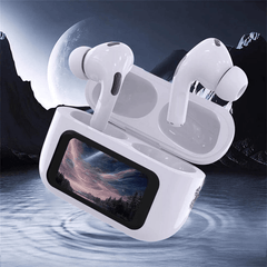 A9 Pro ANC/ENC Display Wireless Earbuds - With Free Cash on Delivery